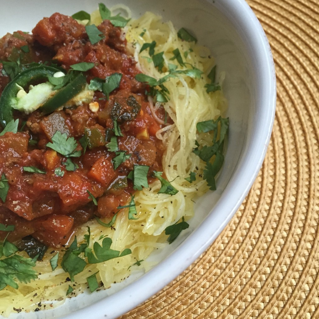 Build-Your-Own No-Bean Chili squash