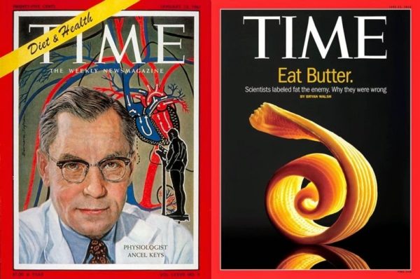 Time Magazine Announces Ancel Keys Led Americans in the Wrong Direction. Photo Credit: Health Longevity Blog