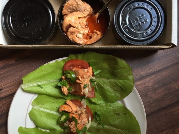 Vital Choice Seafood Salmon, lettuce wraps by My Longevity Kitchen